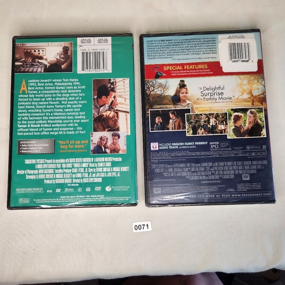 Turner & Hooch DVD And We Bought A Zoo DVD. New In Package - Picture 2 of 3